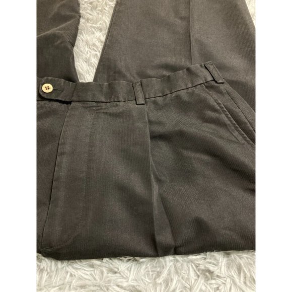 Cubavera Mens Dress Pants 36X30 Pleated Front Formal Straight Fit Black Trousers - Picture 6 of 11